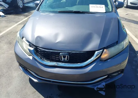 2014 Honda Civic Ex-L z USA, uszkodzony, nr VIN 2HGFB2F96EH554427